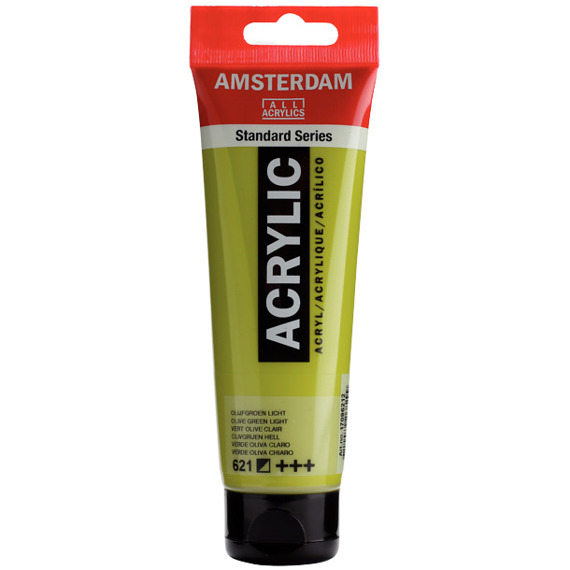 Farba akrylowa Talens Amsterdam 120ml - 621 olive green light