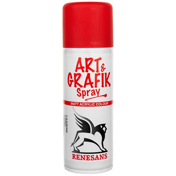 Farba akrylowa spray 200ml Renesans Matt Art&Grafik, czerwona