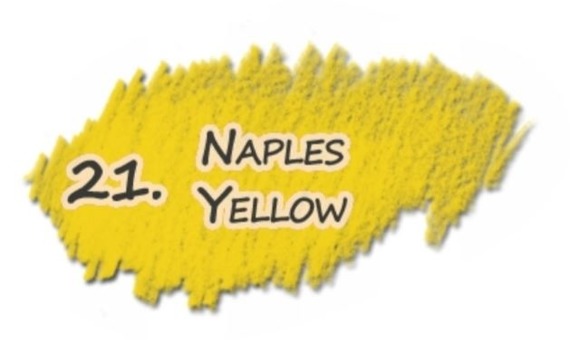 Pastel w kredce Gioconda Koh-I-Noor 21. Naples Yellow