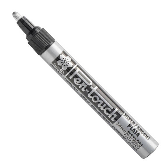 Pen-touch Medium Silver 2mm srebrny