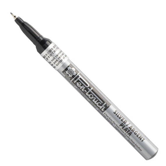 Pisak Pen-touch ExtraFine Silver 0,7mm srebrny