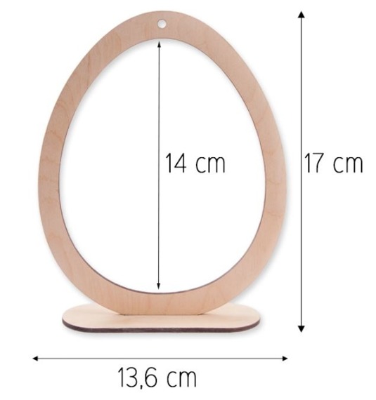 Stojak 17cm na jajko 6, 7, 8, 9, 10 cm