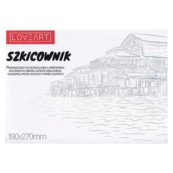 Szkicownik Sketch PAD 190x270mm 160g 20 arkuszy A4