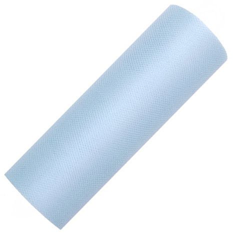 Tiul dekoracyjny na rolce - 15cm / 9m 011 błękitny