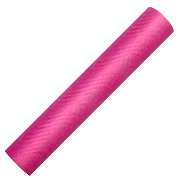 Tiul dekoracyjny na rolce 30cm 9m - 006 dark pink