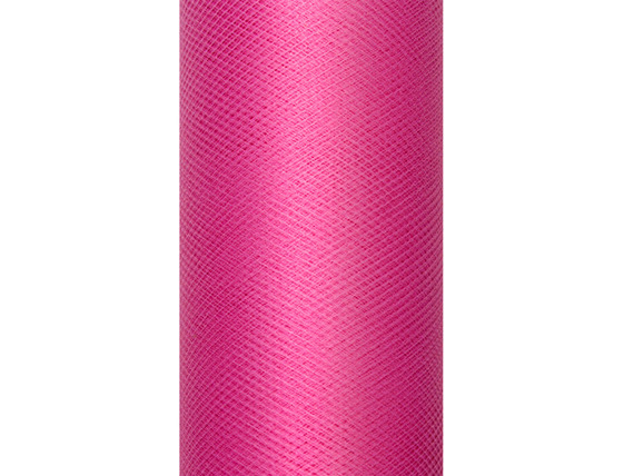 Tiul dekoracyjny na rolce 30cm 9m - 006 dark pink