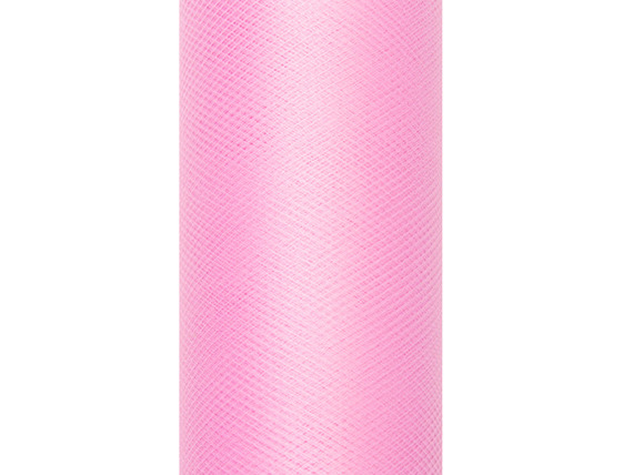 Tiul dekoracyjny na rolce 30cm 9m - 081 pink