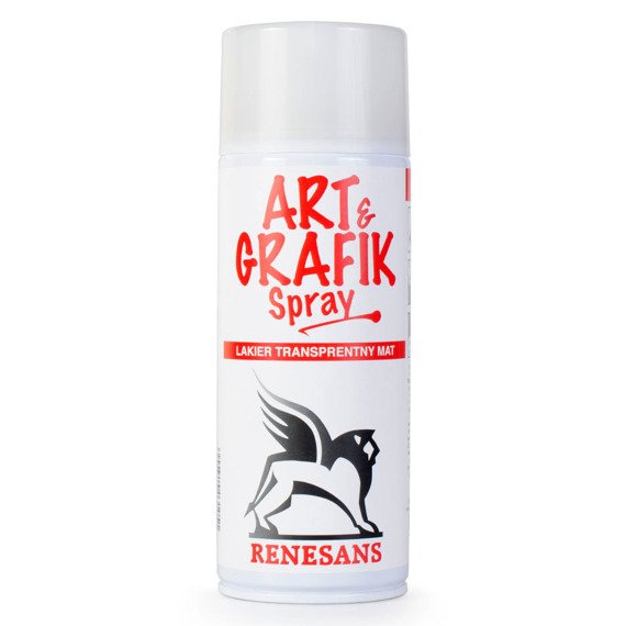 Werniks lakier do farb akrylowych w sprayu 400ml - mat