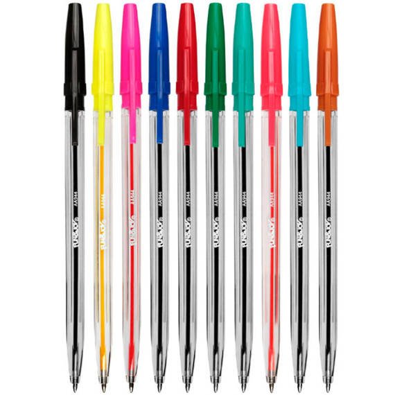 Zestaw długopisy kolorowe fluo Fun&Joy 10 kolorów