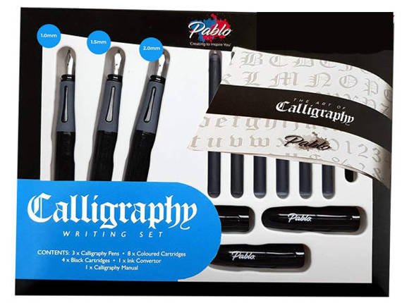 Zestaw do kaligrafii Calligraphy Writing Set -  17 elementów