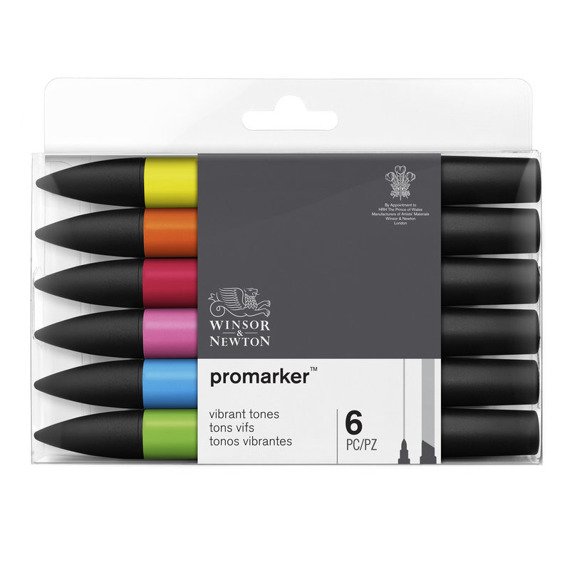 Zestaw promarkerów - Winsor&Newton - Vibrant Tones