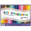 Blok rysunkowy kolorowy Wektor 80 g - A4, 16 arkuszy