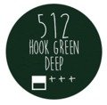 Farba akrylowa LOVEART 100ml - hook green deep 512 - ciemnozielona
