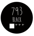 Farba akrylowa Phoenix 500ml - 793 Black - czarna