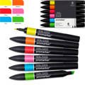 Promarkery Winsor&Newton  6szt. + Blok A4 Koh-I-Noor