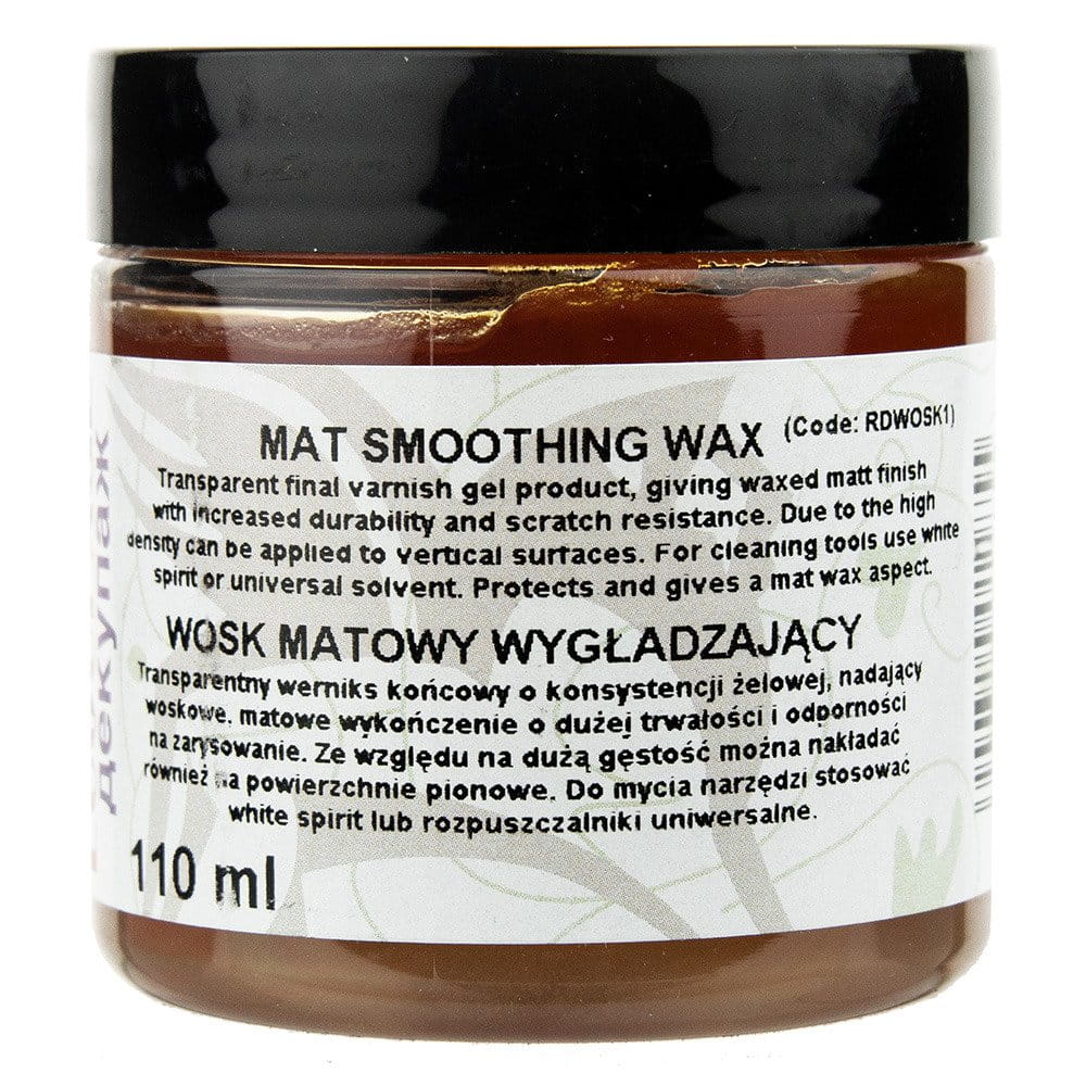 Wosk matowy wygładzający do decoupage 110 ml Renesans