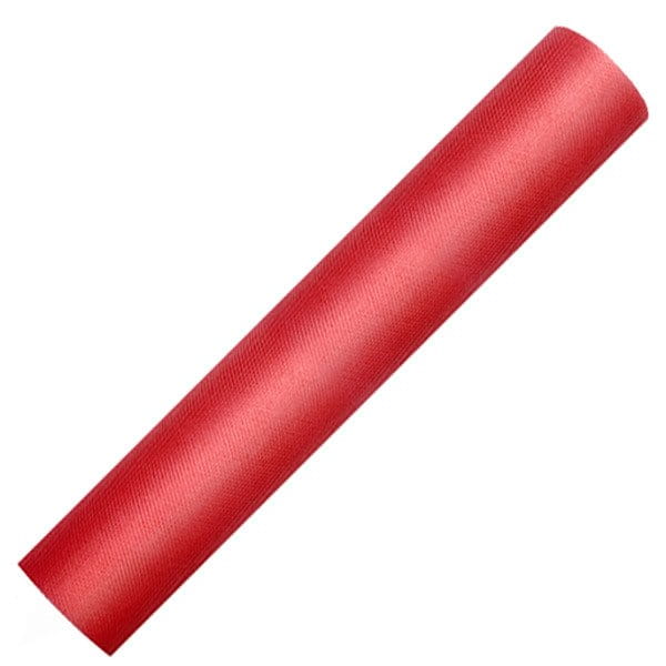 Tiul dekoracyjny na rolce 30cm 9m - 007 czerwony