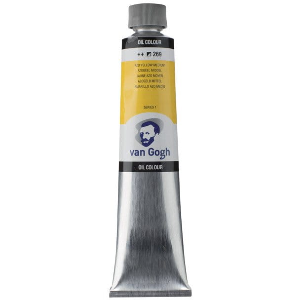 Farba olejna Talens Van Gogh 200 ml - 269 Azo yellow Medium #1