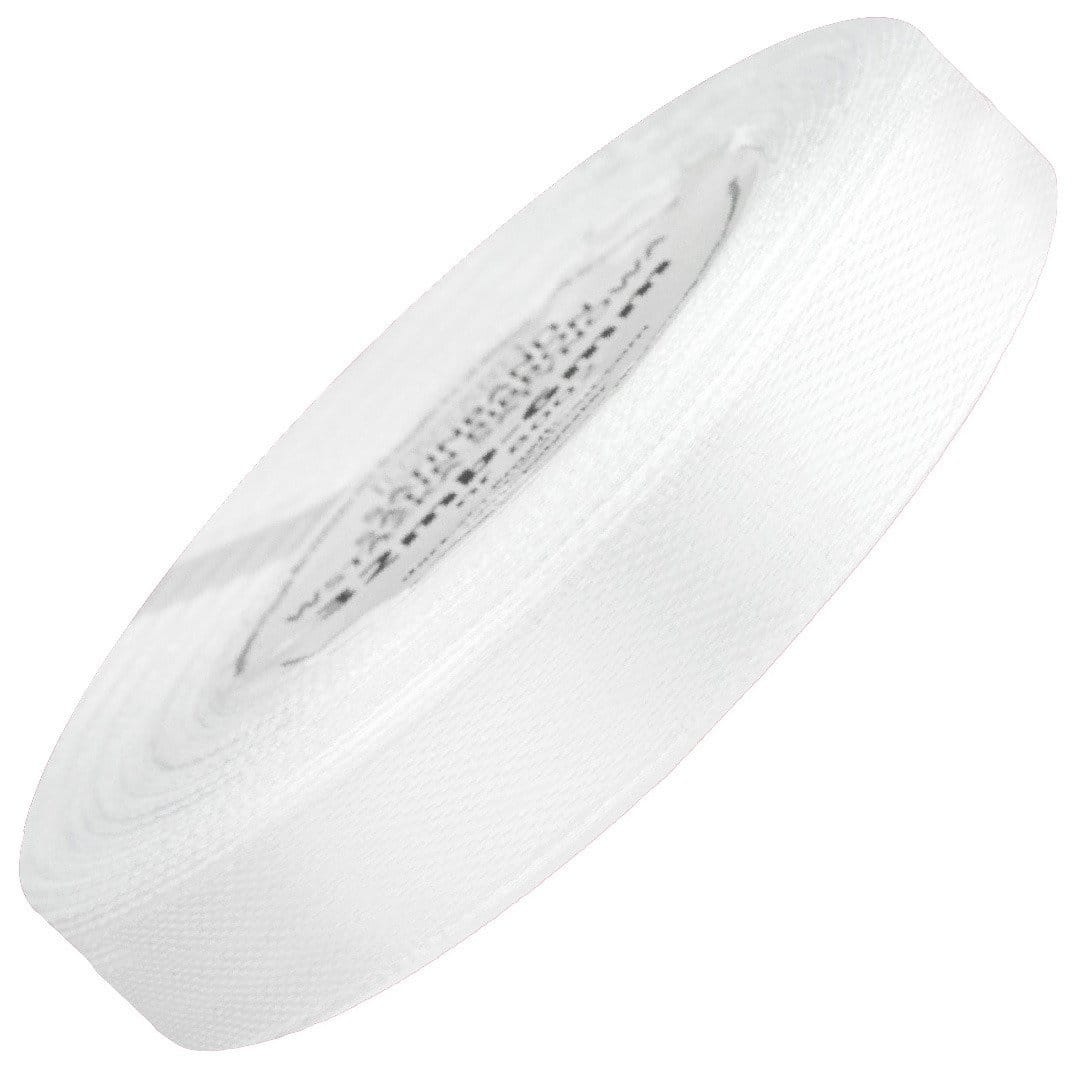Wstążka satynowa biała 12mm - 32mb #1