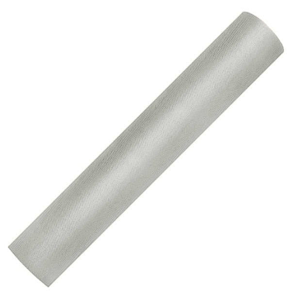 Tiul dekoracyjny na rolce 30cm 9m - szary