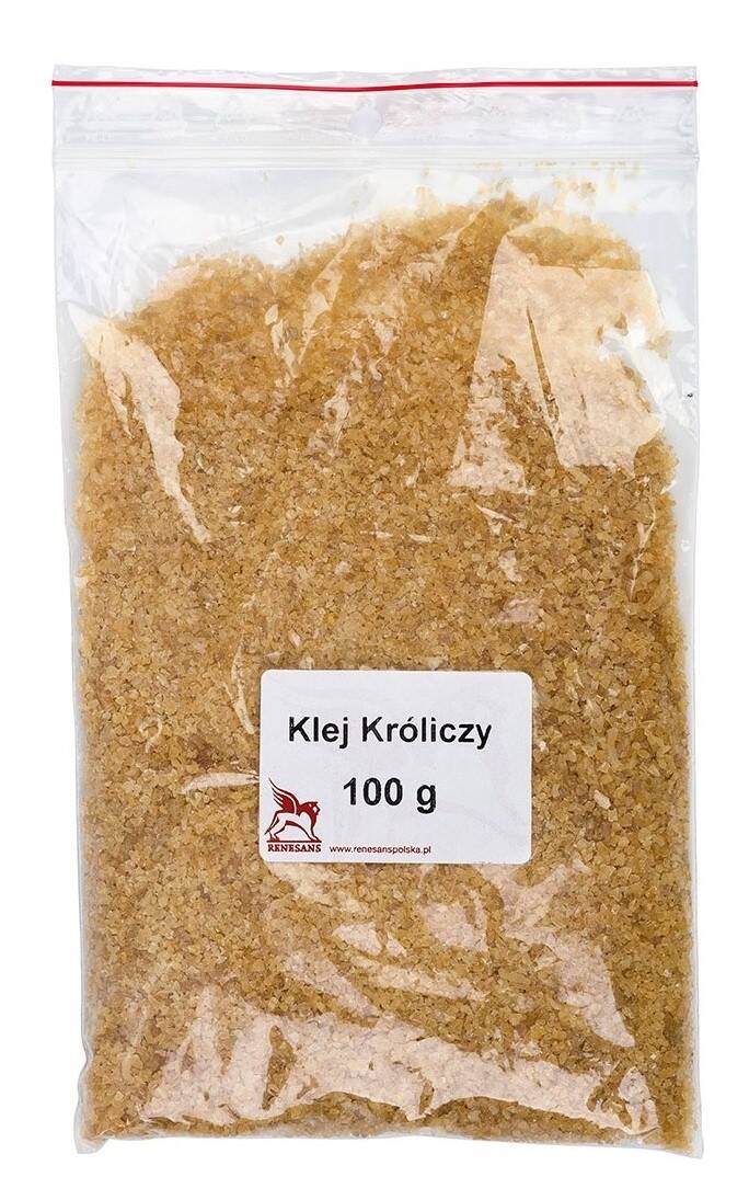 Klej króliczy Renesans w granulkach do pozłotnictwa 100 g